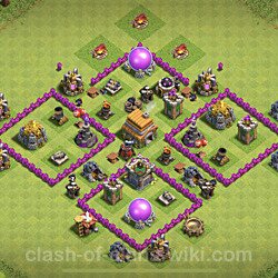 Base plan (layout), Town Hall Level 6 for farming (#305)