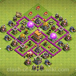 Base plan (layout), Town Hall Level 6 for farming (#306)