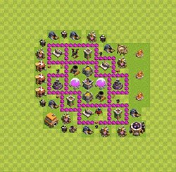Base plan (layout), Town Hall Level 6 for farming (#31)
