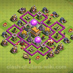 Die Base Rathaus LvL 6 für Farmen (#312)