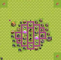 Base plan (layout), Town Hall Level 6 for farming (#32)