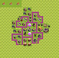 Base plan (layout), Town Hall Level 6 for farming (#34)