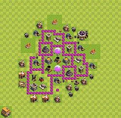 Base plan (layout), Town Hall Level 6 for farming (#37)