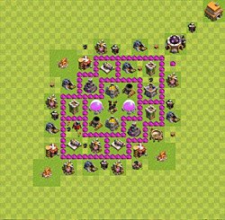 Base plan (layout), Town Hall Level 6 for farming (#38)