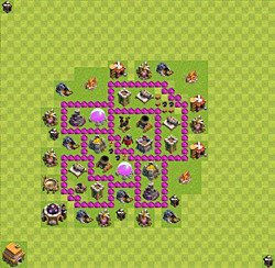 Base plan (layout), Town Hall Level 6 for farming (#39)