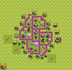 Base plan (layout), Town Hall Level 6 for farming (#43)