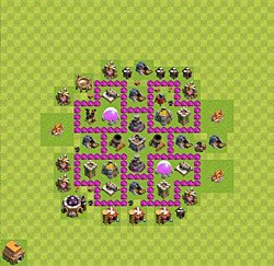 Base plan (layout), Town Hall Level 6 for farming (#44)