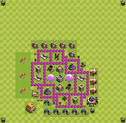 Base plan (layout), Town Hall Level 6 for farming (#46)