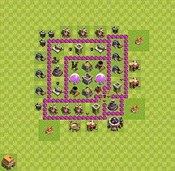 Base plan (layout), Town Hall Level 6 for farming (#48)