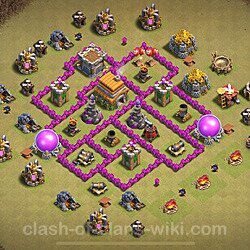 Base plan (layout), Town Hall Level 6 for clan wars (#1186)