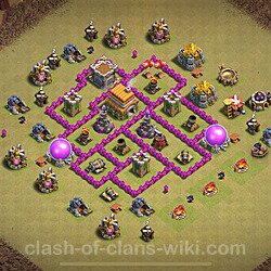 Die Base Rathaus LvL 6 für Clan Krieg (#1186)