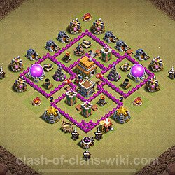 Die Base Rathaus LvL 6 für Clan Krieg (#1557)