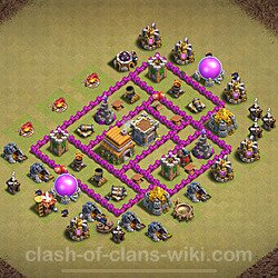 Die Base Rathaus LvL 6 für Clan Krieg (#1683)