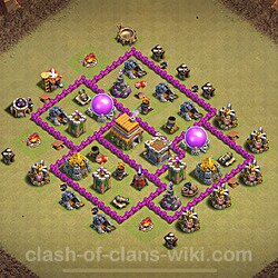 Base plan (layout), Town Hall Level 6 for clan wars (#1761)