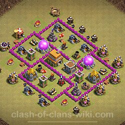 Die Base Rathaus LvL 6 für Clan Krieg (#1761)