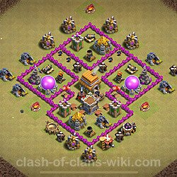 Base plan (layout), Town Hall Level 6 for clan wars (#1778)