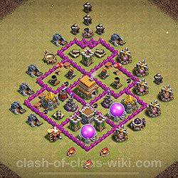 Base plan (layout), Town Hall Level 6 for clan wars (#1780)