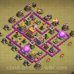 Base plan (layout), Town Hall Level 6 for clan wars (#1781)