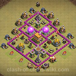 Base plan (layout), Town Hall Level 6 for clan wars (#1833)