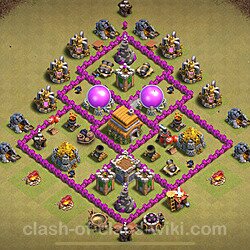 Base plan (layout), Town Hall Level 6 for clan wars (#1833)