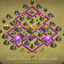 Base plan (layout), Town Hall Level 6 for clan wars (#1834)