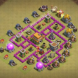 Base plan (layout), Town Hall Level 6 for clan wars (#3380)