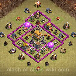 Die Base Rathaus LvL 6 für Clan Krieg (#51)