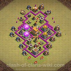 Die Base Rathaus LvL 6 für Clan Krieg (#54)