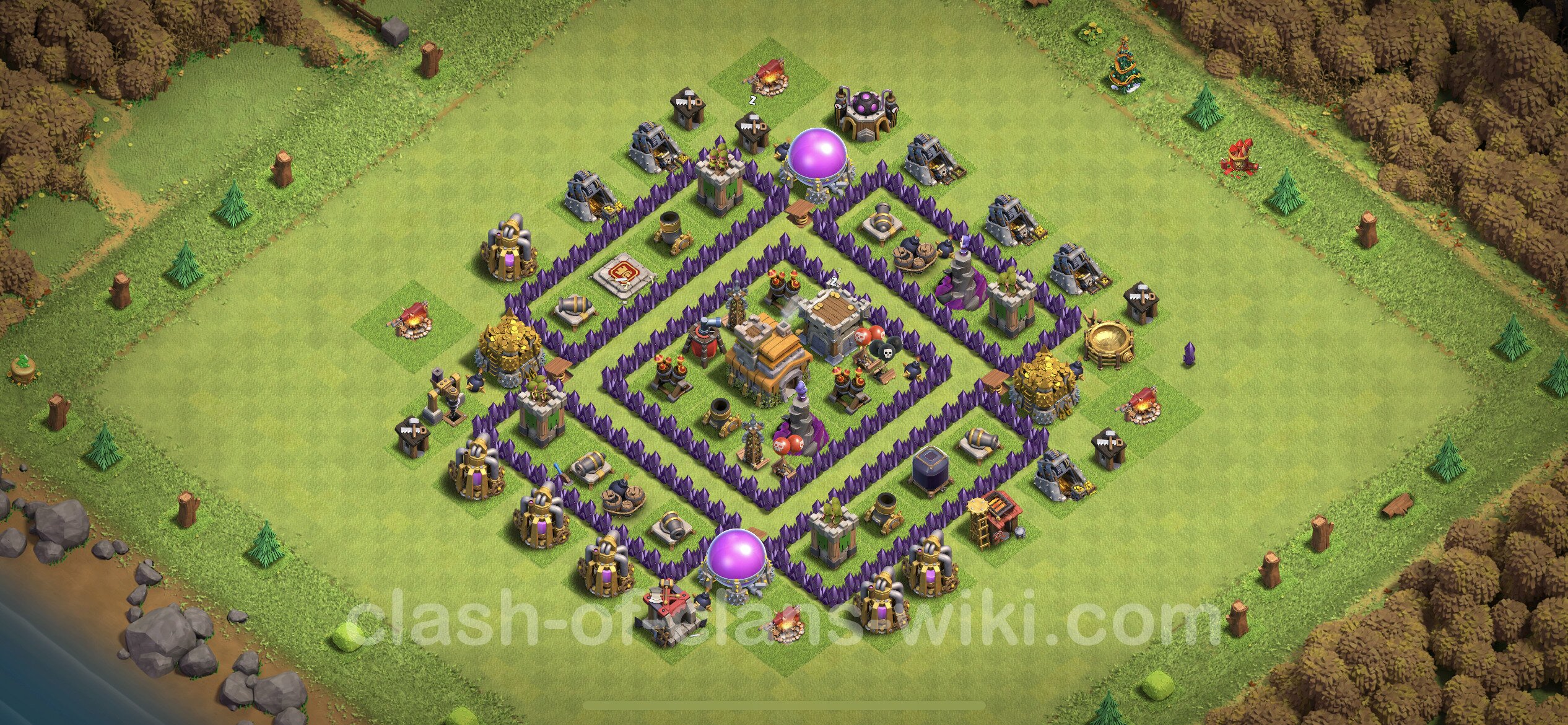 clash of clans max levels th7