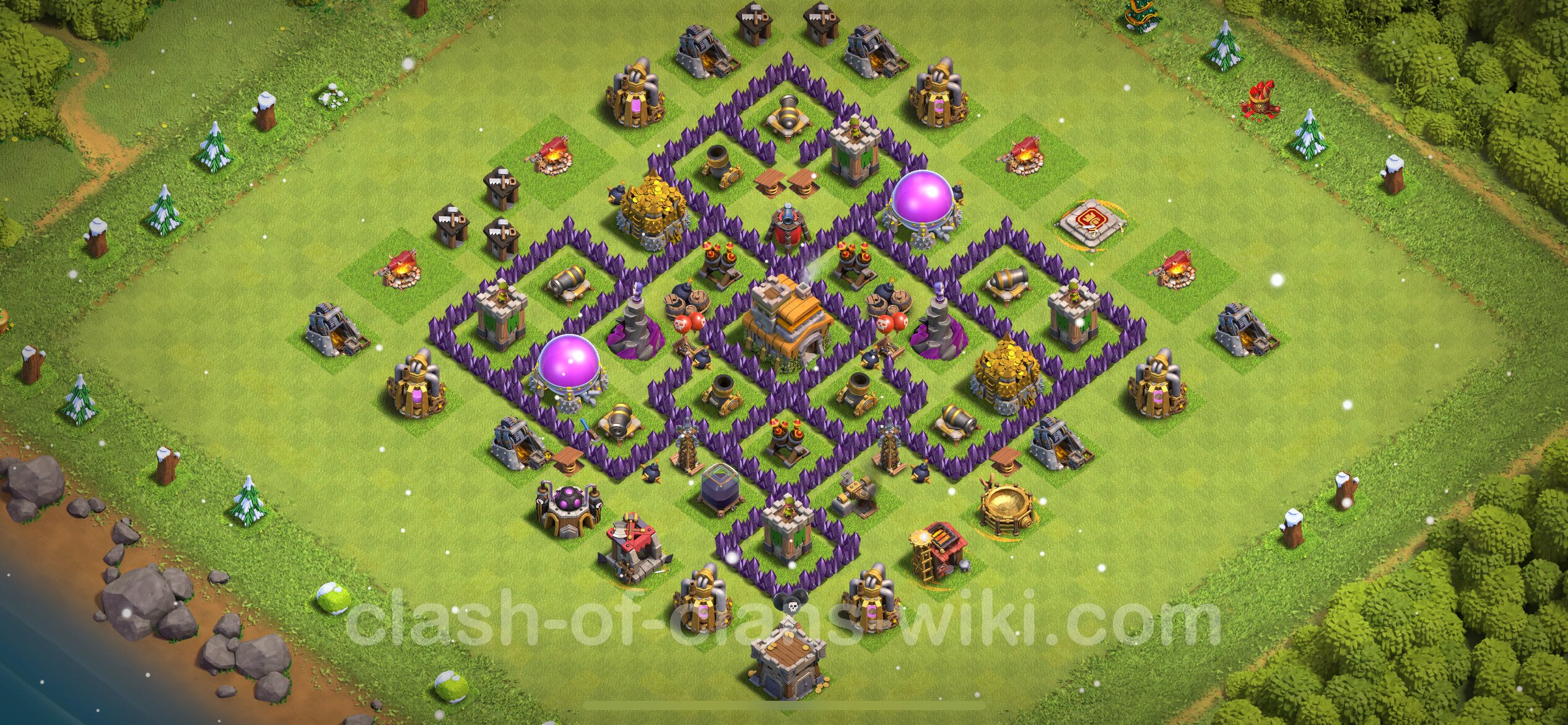 clash of clans town hall 7 base