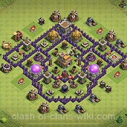 Base plan (layout), Town Hall Level 7 for trophies (defense) (#123)