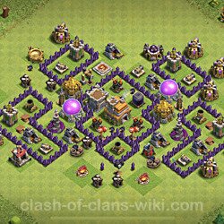 Base plan (layout), Town Hall Level 7 for trophies (defense) (#126)