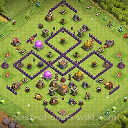 Base plan (layout), Town Hall Level 7 for trophies (defense) (#1285)