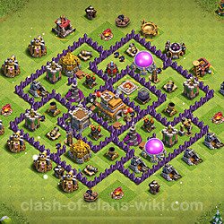 Base plan (layout), Town Hall Level 7 for trophies (defense) (#1555)
