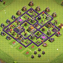 Base plan (layout), Town Hall Level 7 for trophies (defense) (#2430)