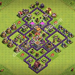 Base plan (layout), Town Hall Level 7 for trophies (defense) (#3418)
