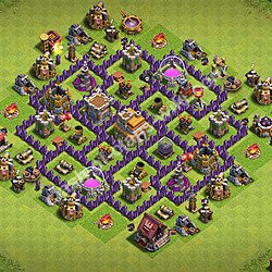Base plan (layout), Town Hall Level 7 for trophies (defense) (#3458)
