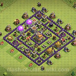Base plan (layout), Town Hall Level 7 for trophies (defense) (#407)