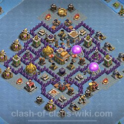 Base plan (layout), Town Hall Level 7 for trophies (defense) (#410)