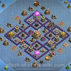 Base plan (layout), Town Hall Level 7 for trophies (defense) (#411)