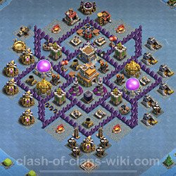 Base plan (layout), Town Hall Level 7 for trophies (defense) (#413)
