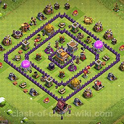 トロフィーコレクションの基本計画タウンホールレベル7, 異形418