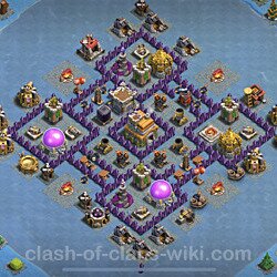 Base plan (layout), Town Hall Level 7 for trophies (defense) (#419)