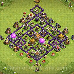 Base plan (layout), Town Hall Level 7 for trophies (defense) (#683)