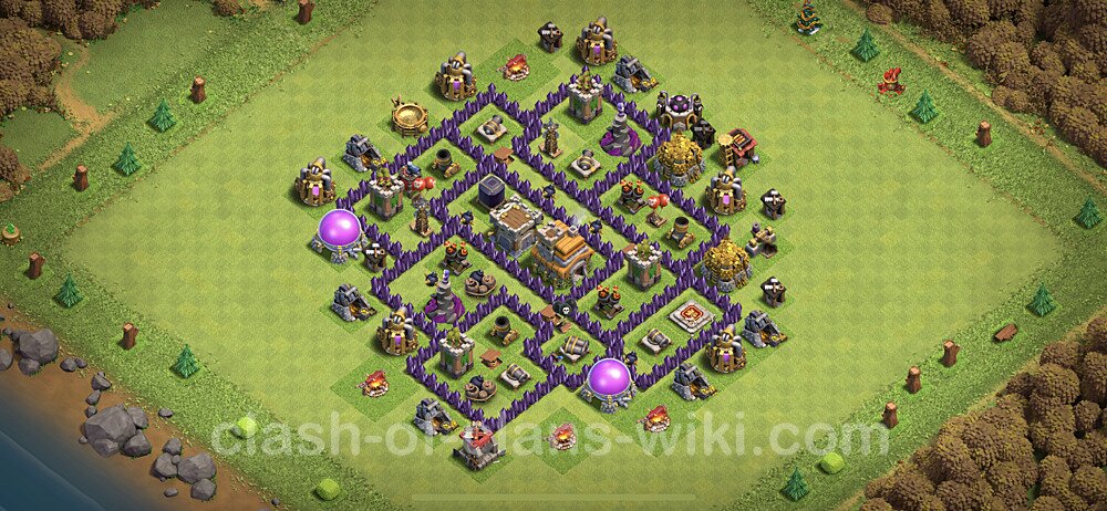 TH7 Anti 2 Stars Base Plan with Link, Anti Everything, Copy Town Hall 7 Base Design, #403