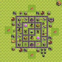 Base plan (layout), Town Hall Level 7 for farming (#103)