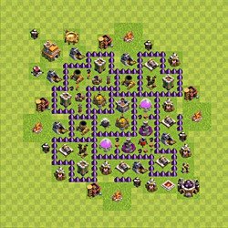 Base plan (layout), Town Hall Level 7 for farming (#105)