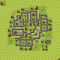 Base plan (layout), Town Hall Level 7 for farming (#107)