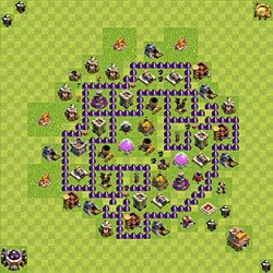 Base plan (layout), Town Hall Level 7 for farming (#108)