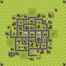 Base plan (layout), Town Hall Level 7 for farming (#114)